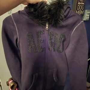 Aeropostale Jacket with Fur hood